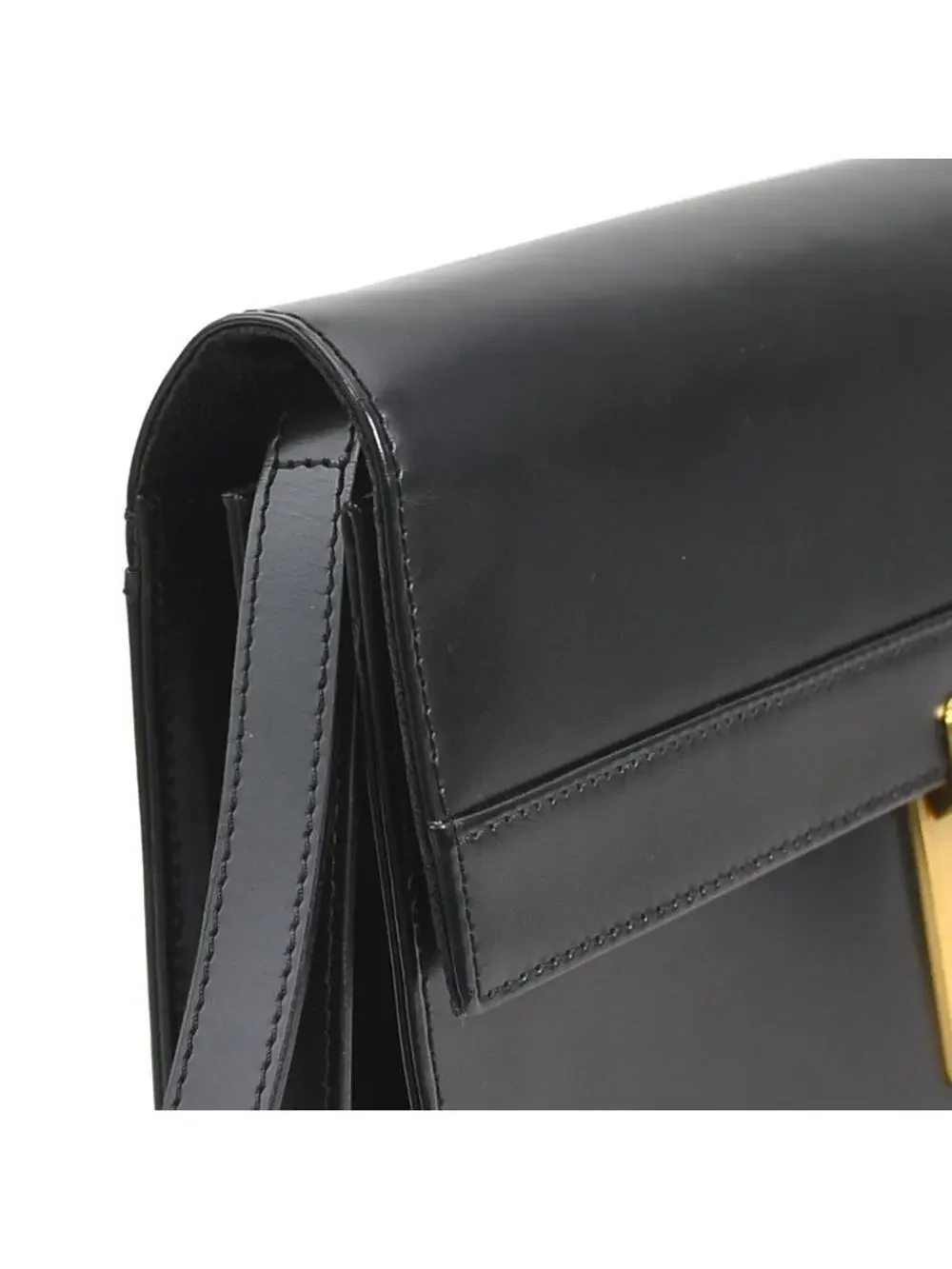 Auth Dunhill Clutch Bag Black #308764D89B